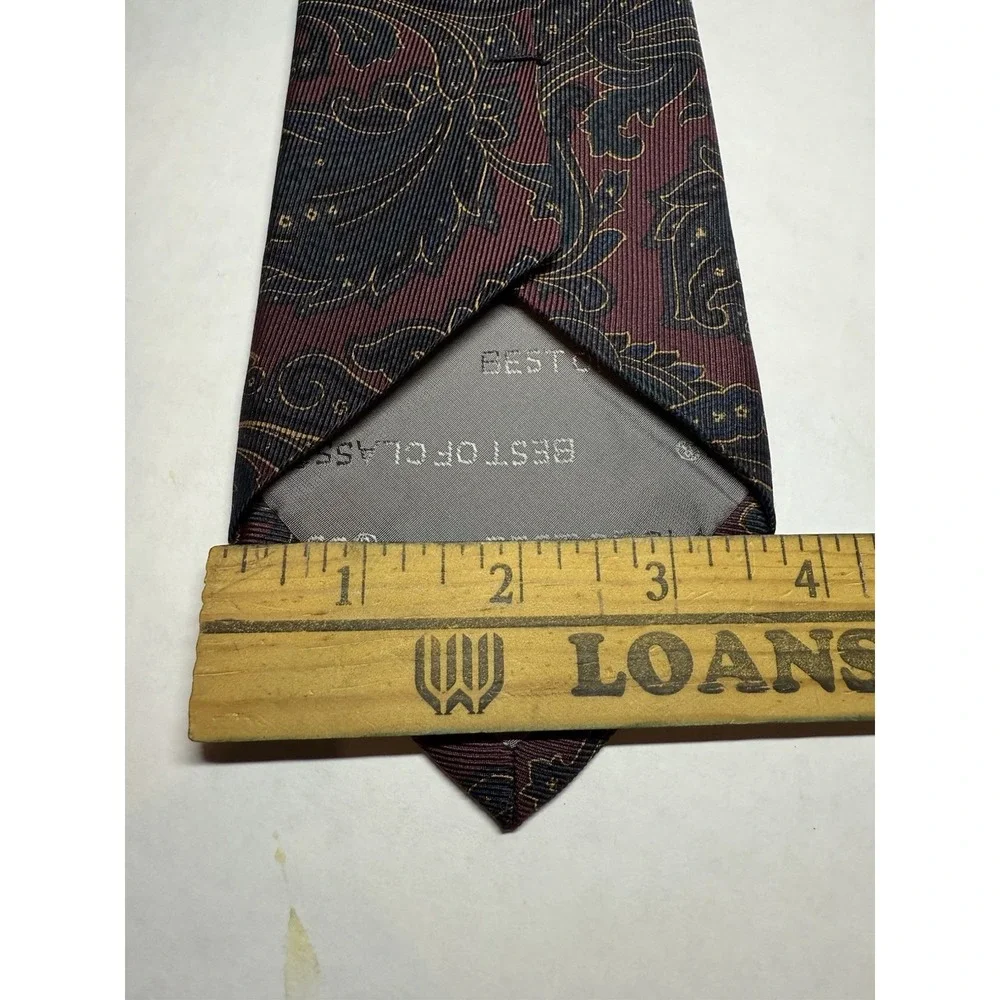 VTG Robert Talbott Best of Class Nordstrom Multicolor Paisley‎ Silk Tie USA Made